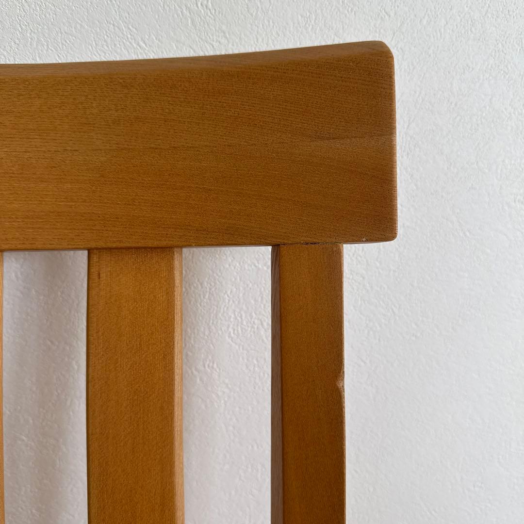 天然二レ無垢材　椅子　ダイニングチェアー