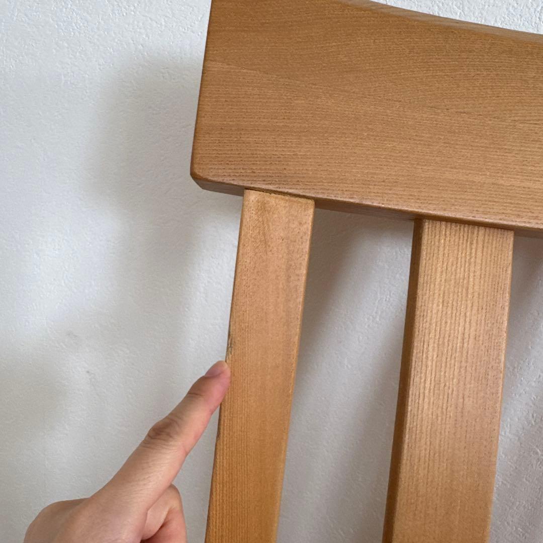 天然二レ無垢材　椅子　ダイニングチェアー