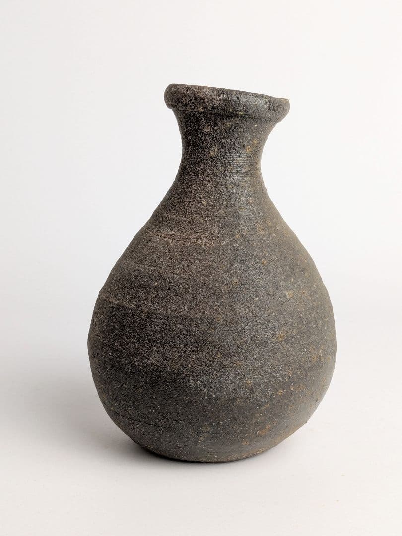 中里隆　唐津南蛮徳利　共箱　　　唐津徳利　中里太郎右衛門　中里無庵