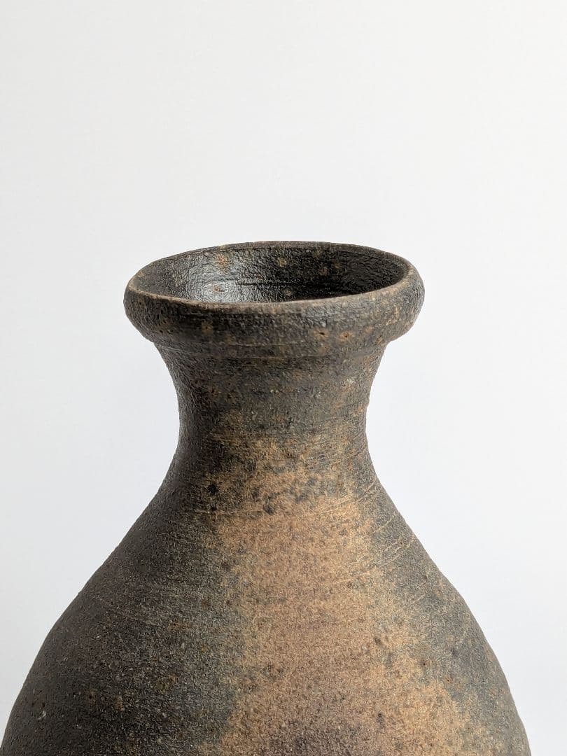 中里隆　唐津南蛮徳利　共箱　　　唐津徳利　中里太郎右衛門　中里無庵