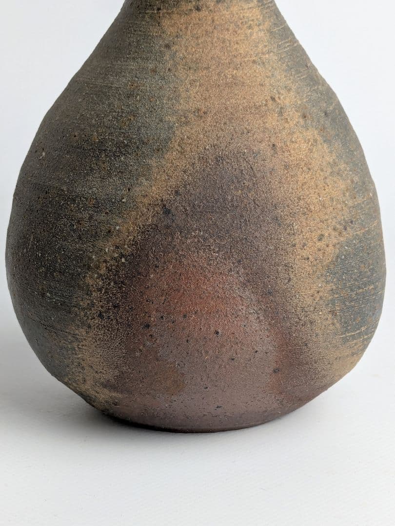 中里隆　唐津南蛮徳利　共箱　　　唐津徳利　中里太郎右衛門　中里無庵