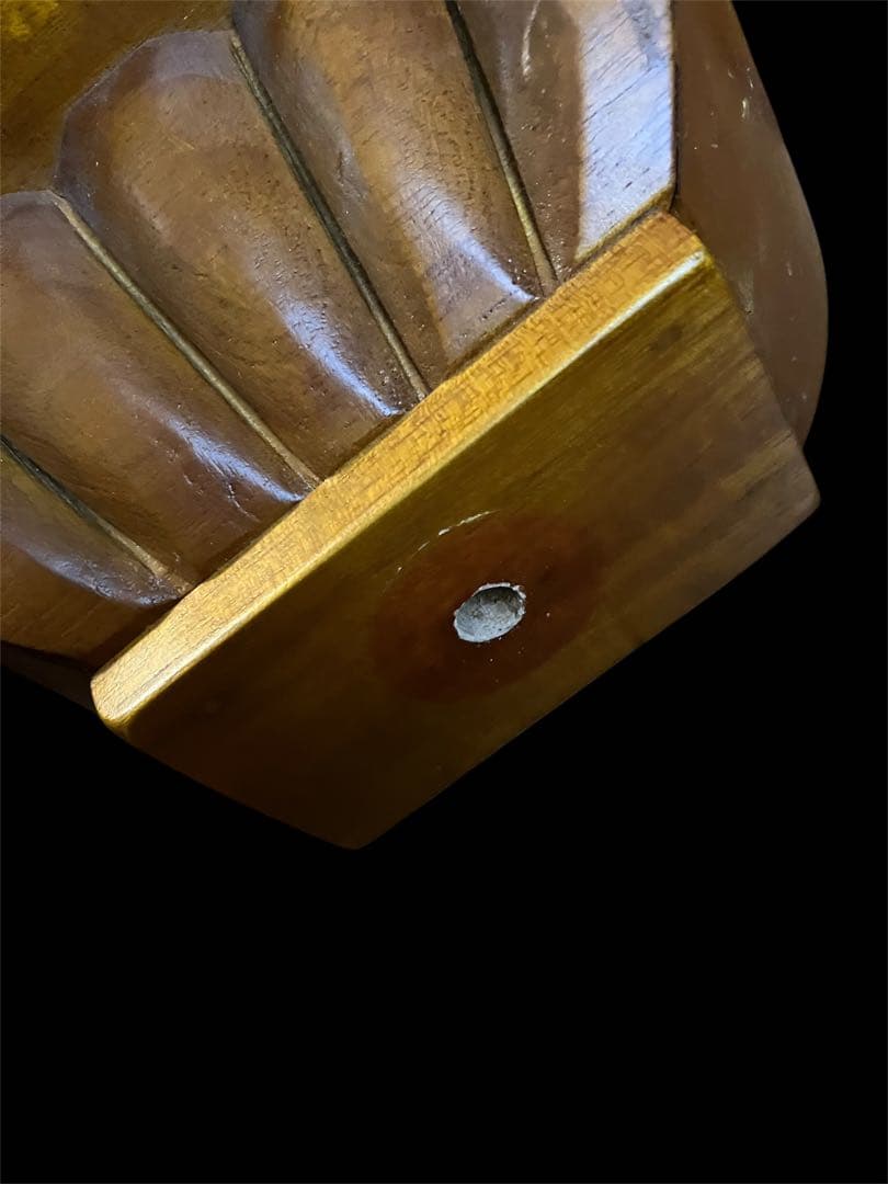 キャメロット　CAMELOT　ローマン文字　カービング　振り子　時計　壁掛け