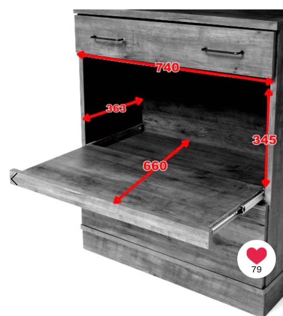 niko and ニコアンド ノワゼット オープンキャビネット キッチンボード