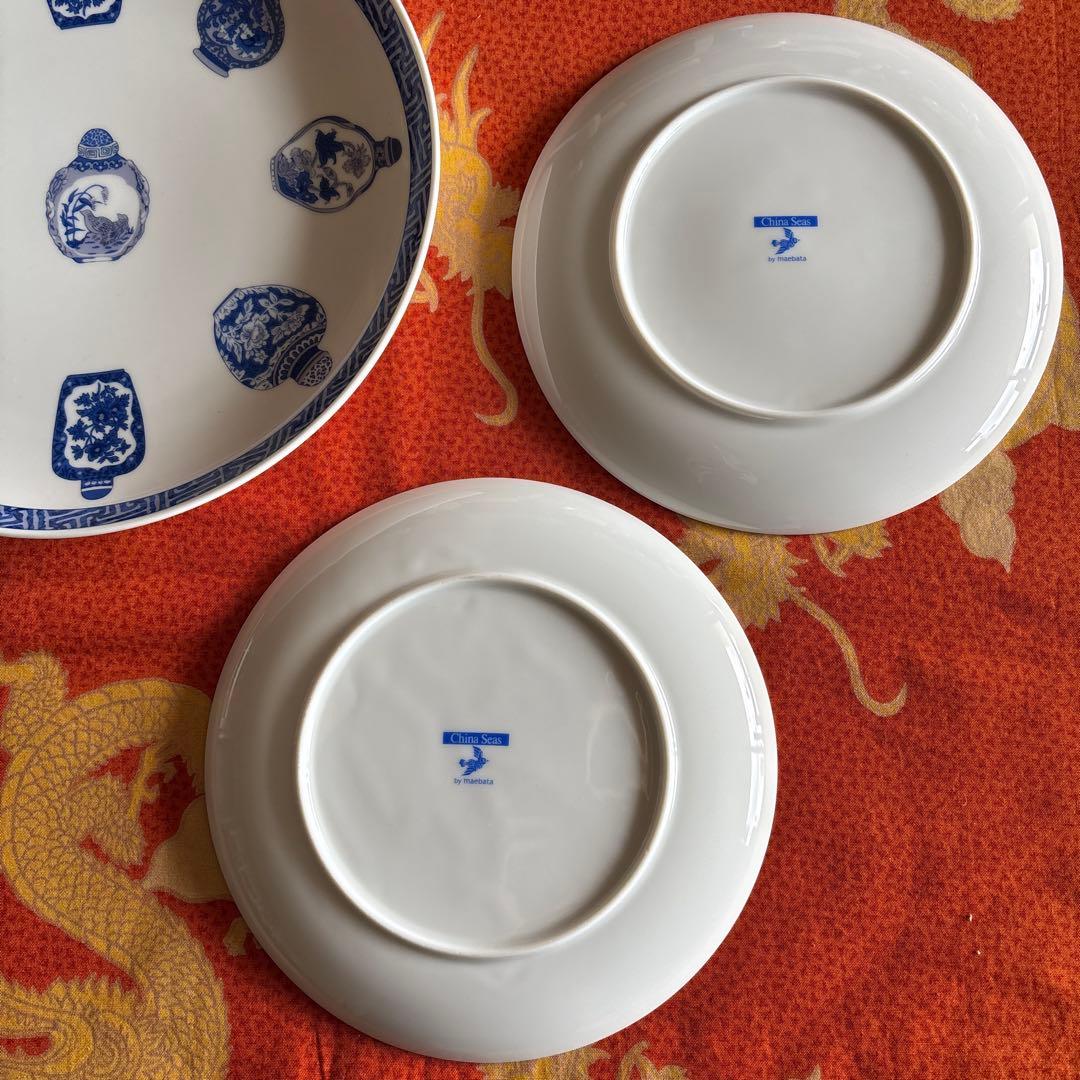 新春sale】チャイナシーズ 大中皿3点セット② - メルカリ