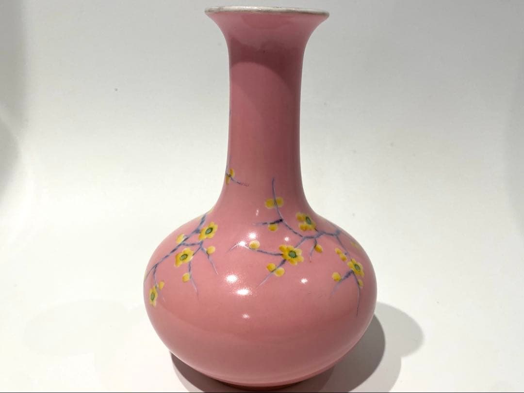 オールドノリタケ 鳥と花 花瓶 \"春\"