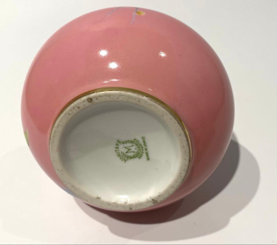 オールドノリタケ 鳥と花 花瓶 \"春\"