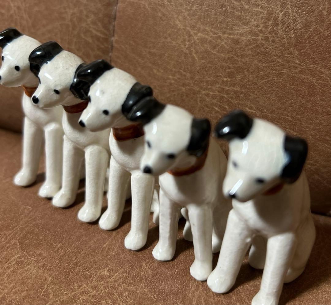 ★希少昭和レトロ◆Victor◆ビクター犬◆ニッパー犬の置物◆陶器製ビンテージ