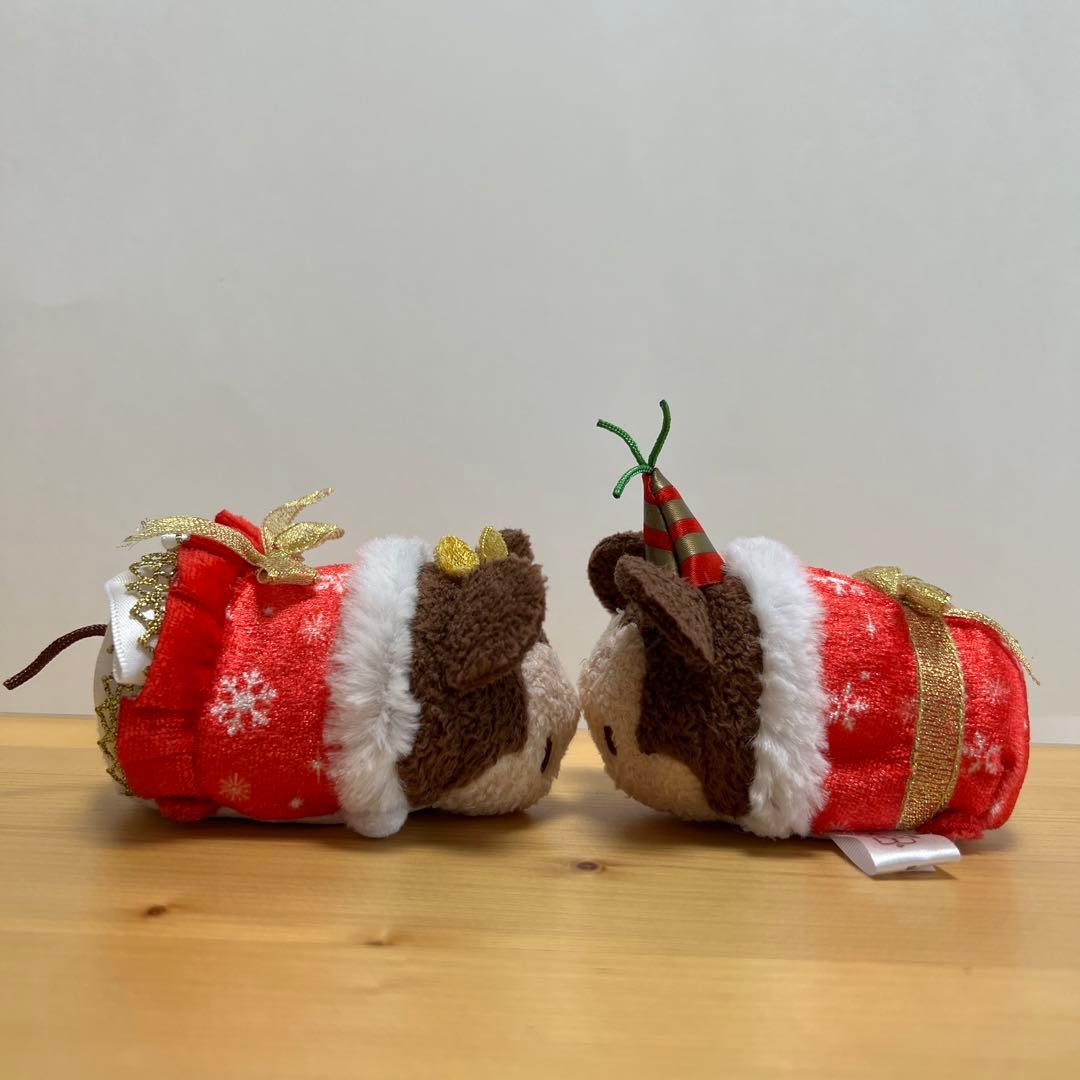 ツムツム ぬいぐるみ クリスマス ミッキー&ミニー ディズニーストア