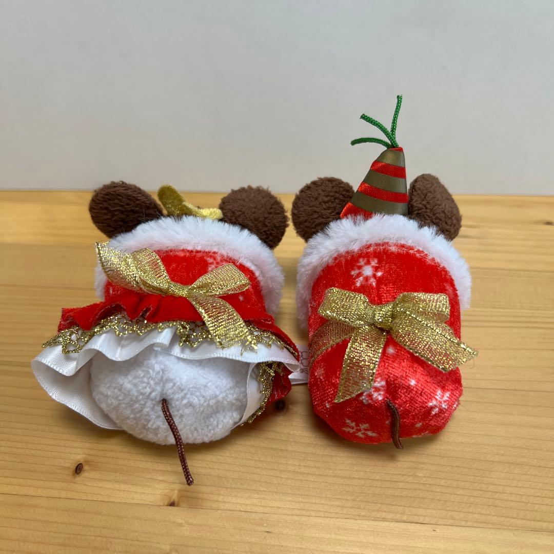 ツムツム ぬいぐるみ クリスマス ミッキー&ミニー ディズニーストア