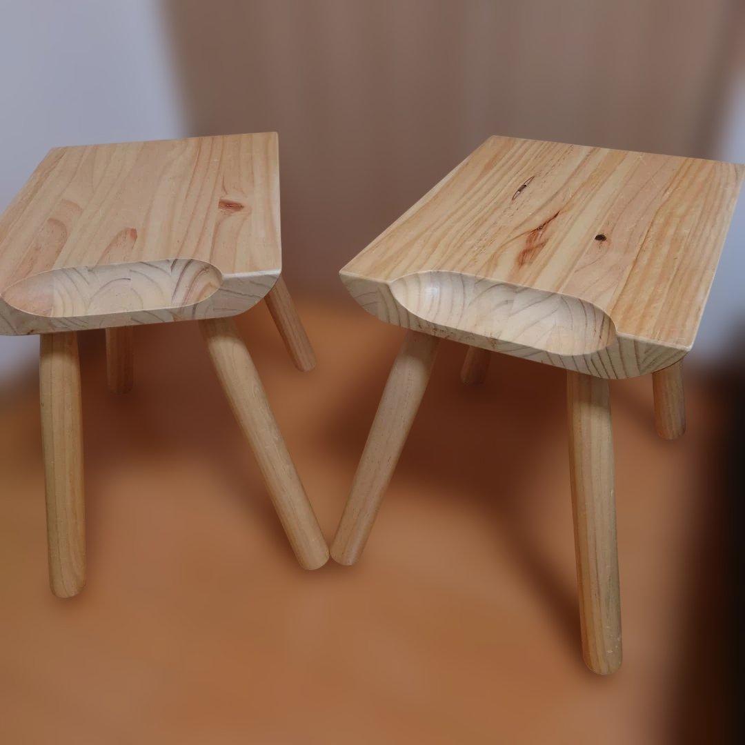 【2個セット】IKEA/イケア/OMSESIDIG オムセシーディグ スツール