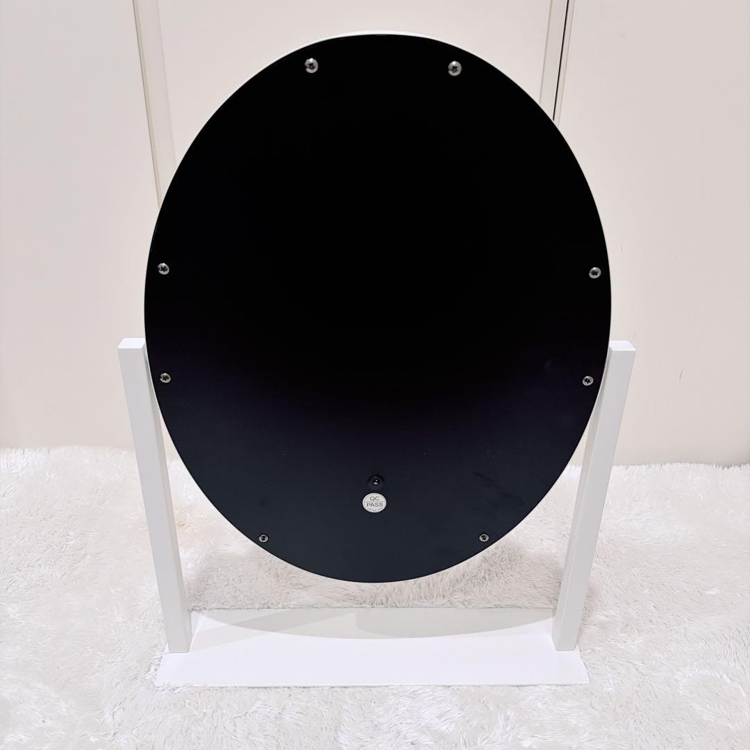 Francfranc フッツェハリウッドミラーラウンドLホワイト【女優ミラー】