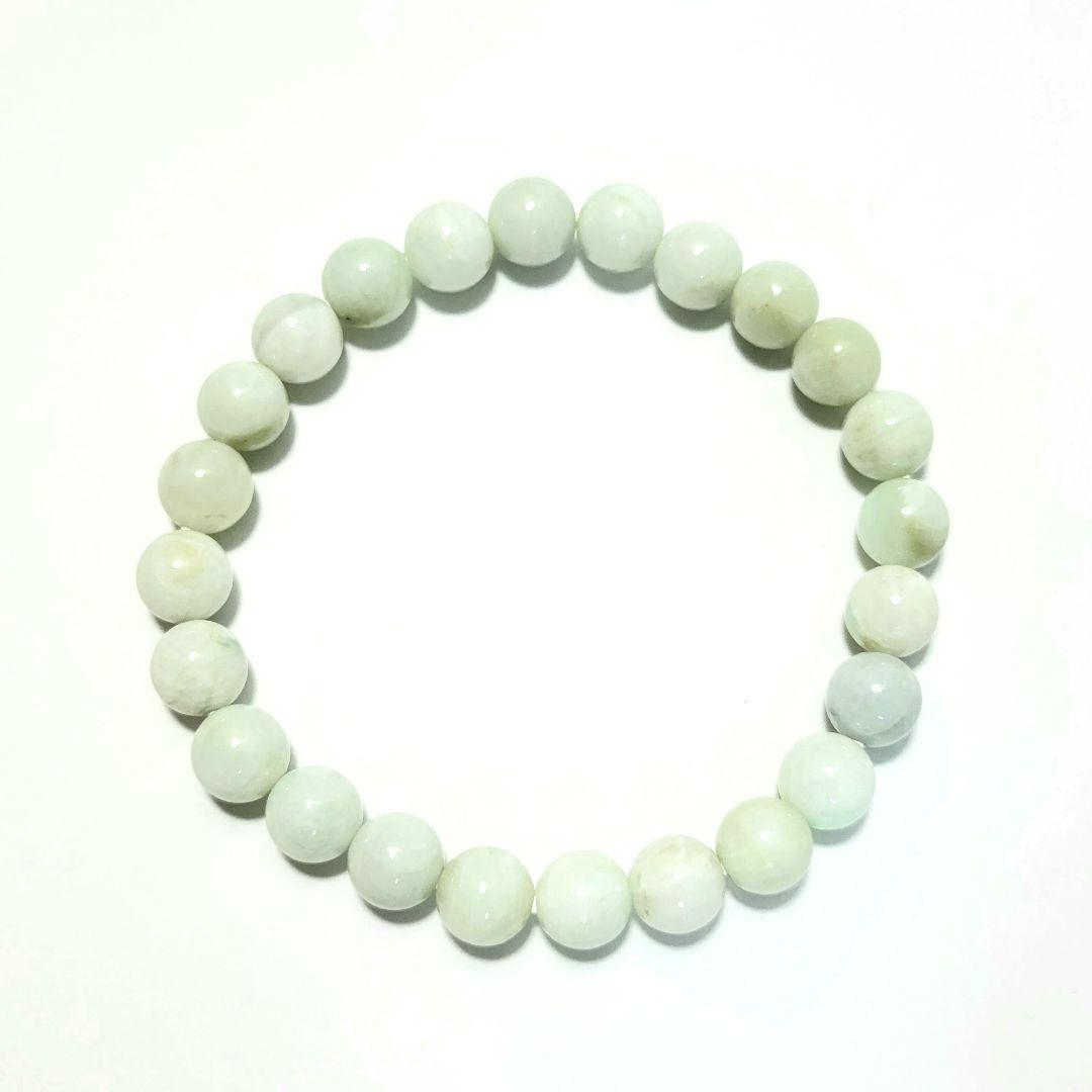 糸魚川翡翠ブレスレット:8㍉玉　BR0009