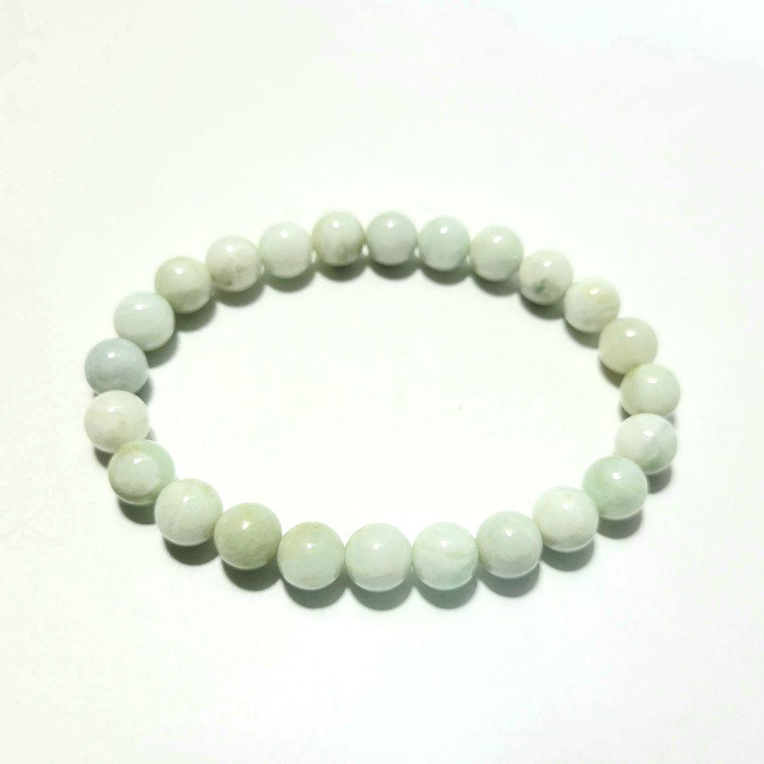糸魚川翡翠ブレスレット:8㍉玉　BR0009