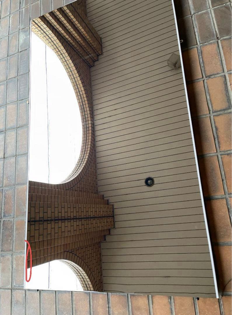 brisafe 割れない鏡 壁掛けミラー 120X160CM 261#