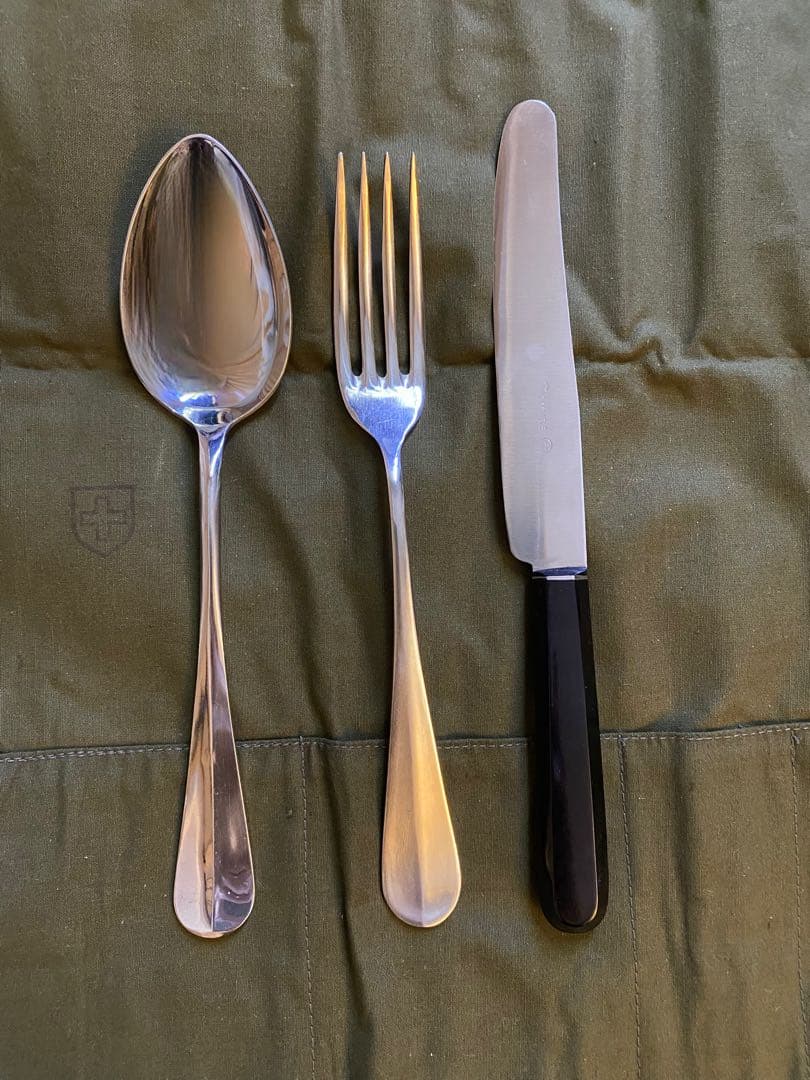 新品未使用 スイス軍 SOLA INOX カトラリー 3点セット