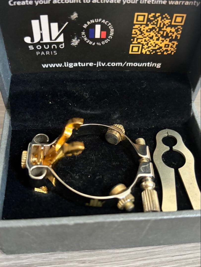 JLV クラリネットリガチャー プラチナメッキ仕上げ - メルカリ