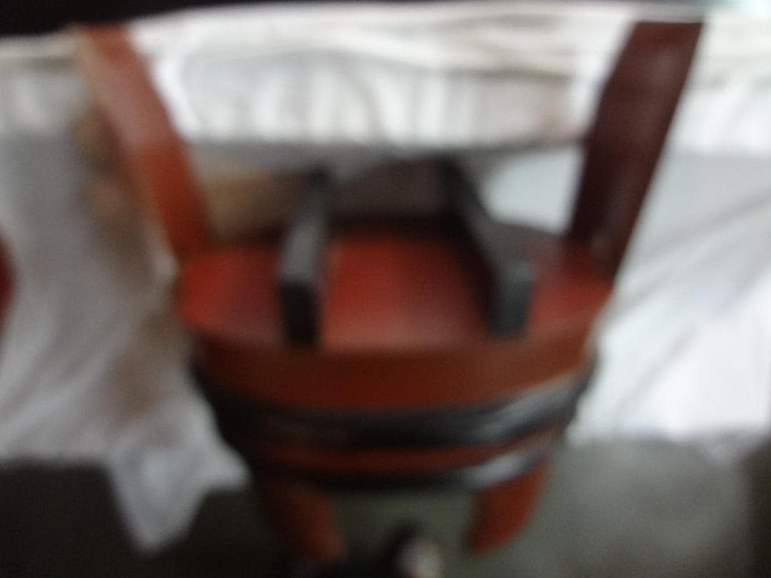 おひつ●お祝い膳赤飯アンティーク雑貨　古道具　大正期　小ぶりな木製のおかもち型