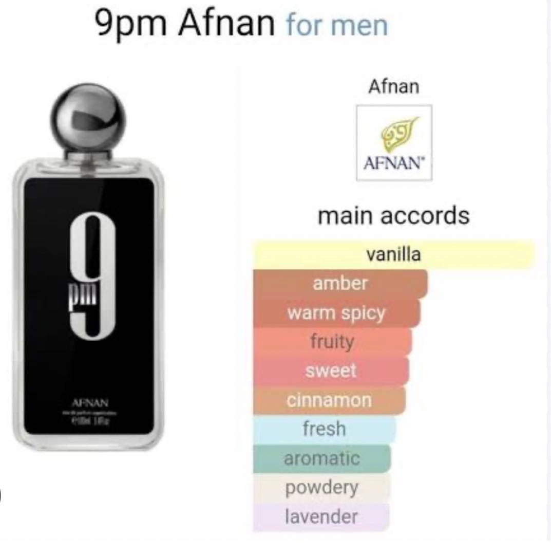 香水(男性用) Afnan 9pm perfume. edp 100ml