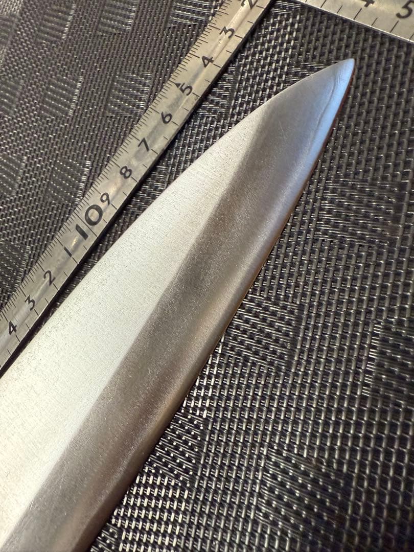 (研ぎ済み)刀銘 堺助廣　出刃包丁 刃渡り24cm高級和包丁