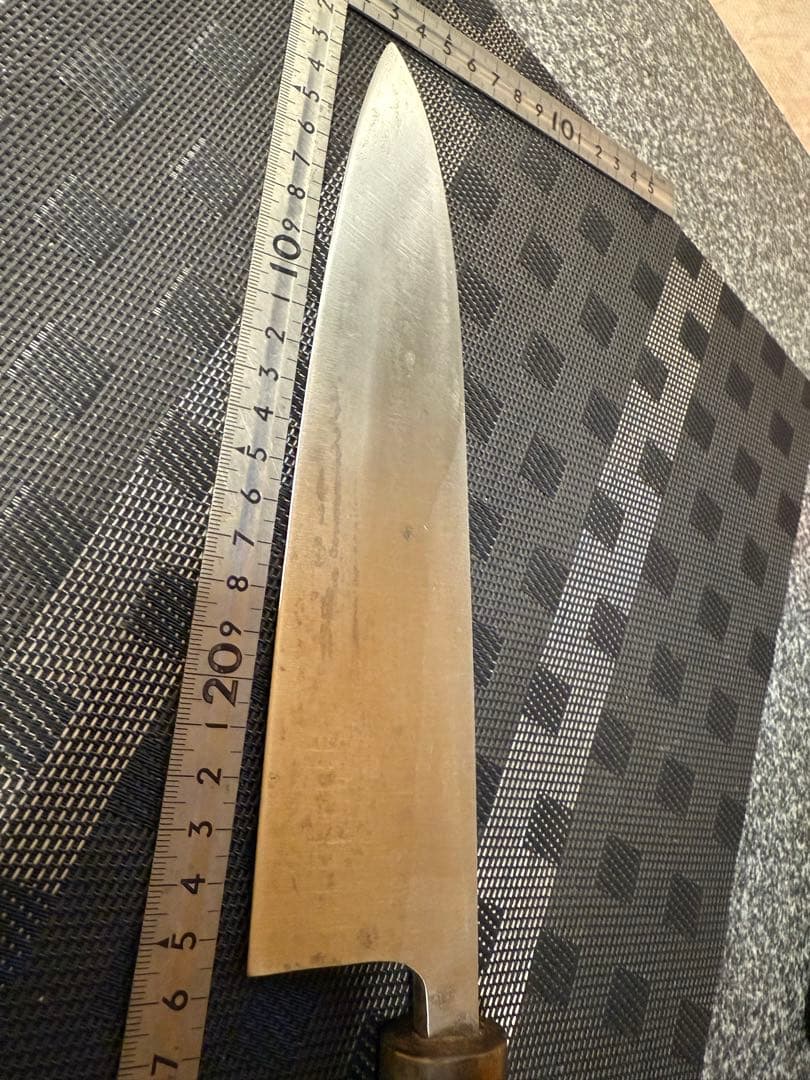 (研ぎ済み)刀銘 堺助廣　出刃包丁 刃渡り24cm高級和包丁