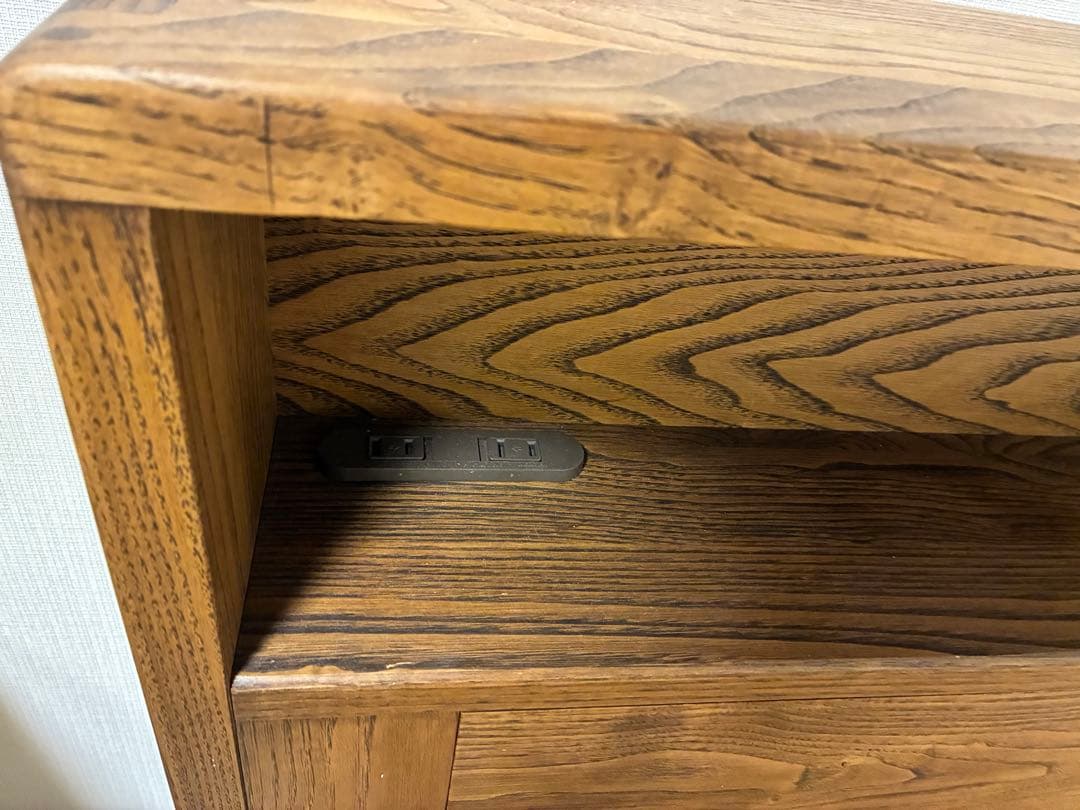 無垢家具　シングルベッドフレーム　栗/檜