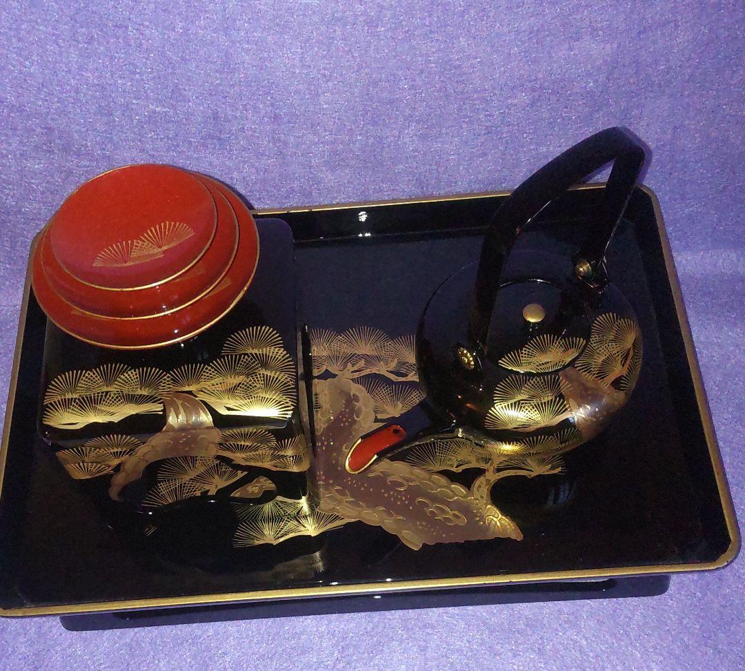 お屠蘇セット お正月 会津塗 祝い酒