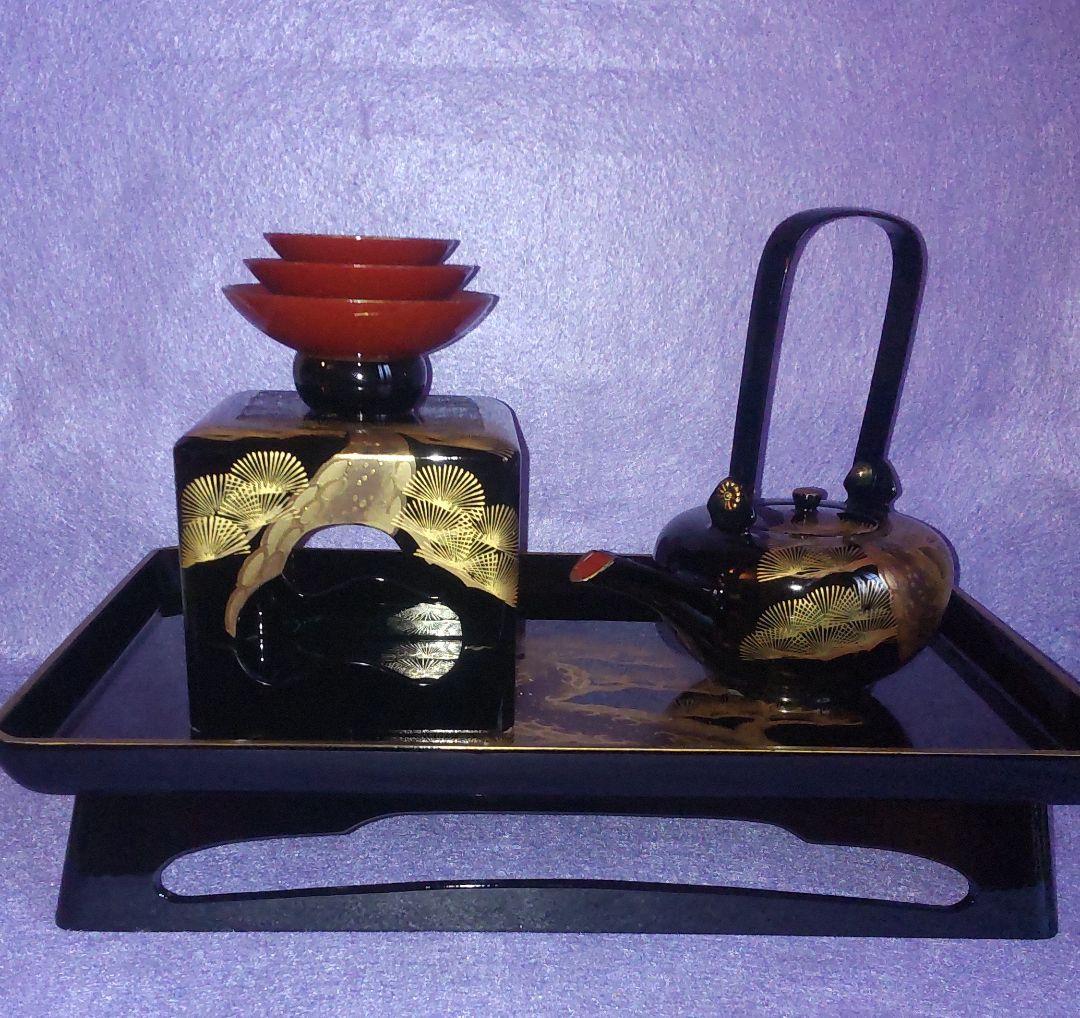 お屠蘇セット お正月 会津塗 祝い酒