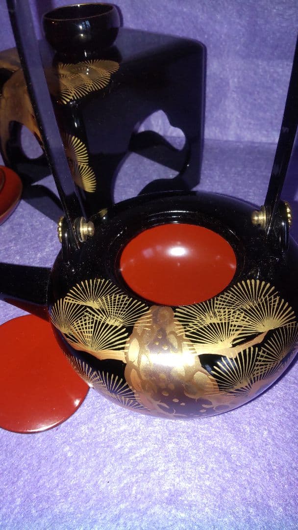 お屠蘇セット お正月 会津塗 祝い酒