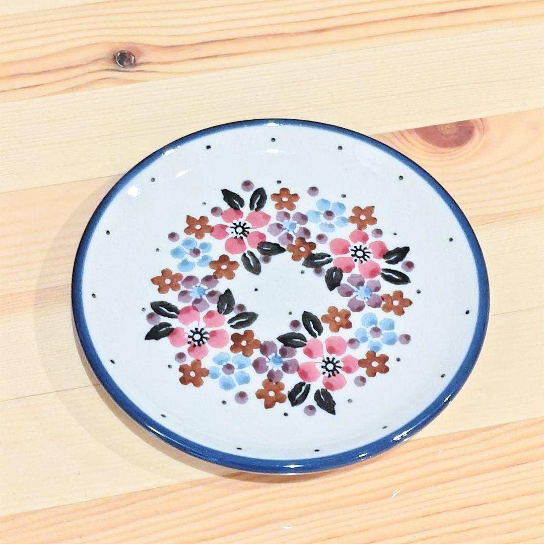 ②★レア柄★ポーリッシュポタリー　オーバルプレート＆ミニ皿