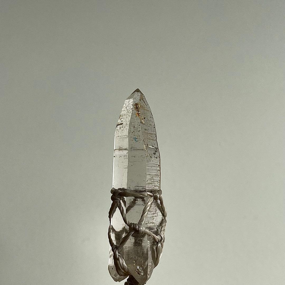 ヒマラヤ水晶 ガネッシュヒマール ＊ ハンドメイド マクラメネックレス 59