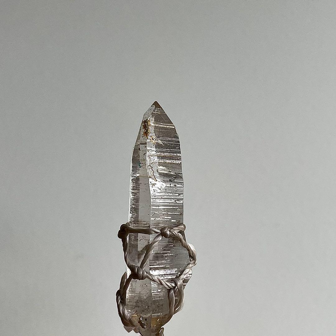 ヒマラヤ水晶 ガネッシュヒマール ＊ ハンドメイド マクラメネックレス 59