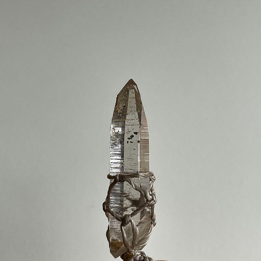 ヒマラヤ水晶 ガネッシュヒマール ＊ ハンドメイド マクラメネックレス 59