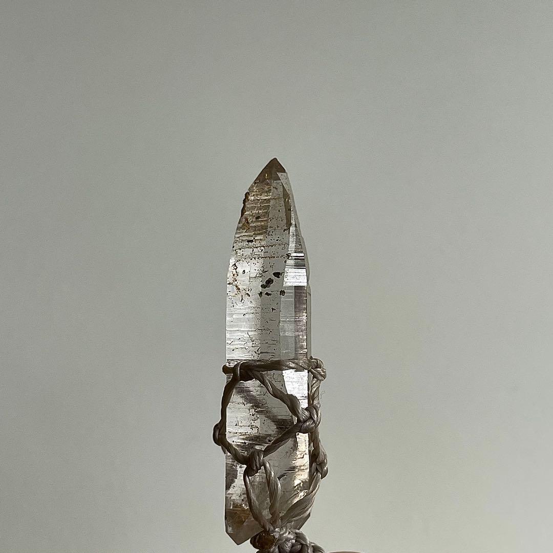 ヒマラヤ水晶 ガネッシュヒマール ＊ ハンドメイド マクラメネックレス 59