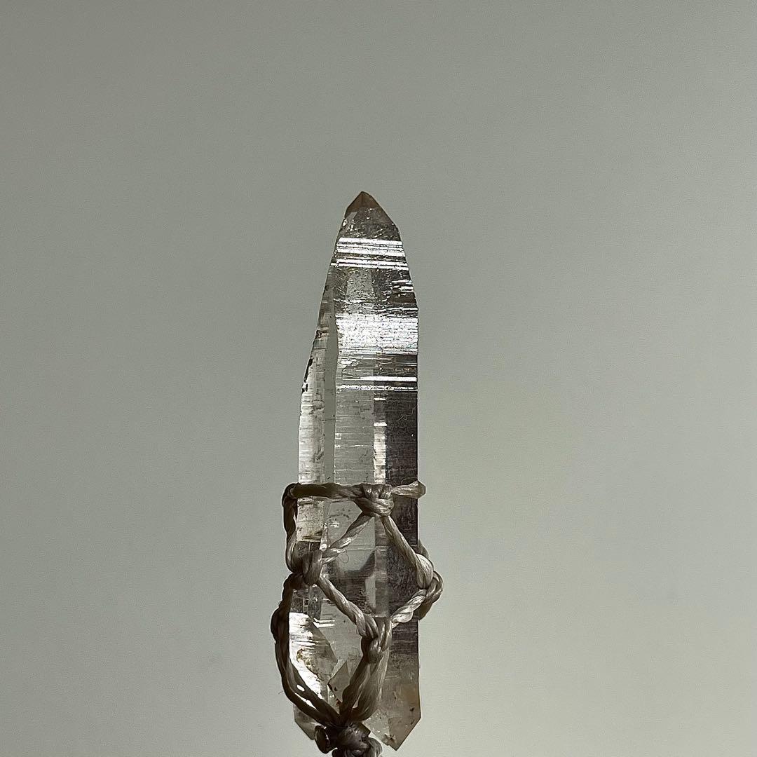 ヒマラヤ水晶 ガネッシュヒマール ＊ ハンドメイド マクラメネックレス 59