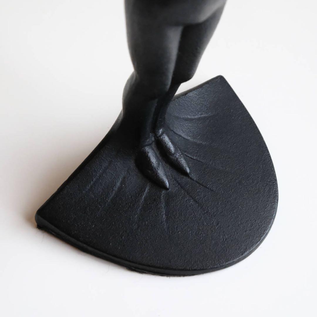 アールデコ ブックエンド 滝錬太郎 \"姉妹像 マチ\" 南部鉄器 アイアン 鋳物