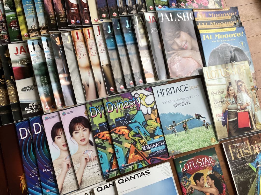 70点　嵐　日本航空　JAL雑誌　中華航空　リンチーリン　カンタス　ベトナム航空