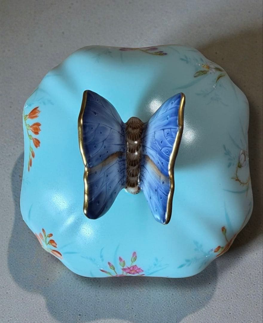 ヘレンド センチュリーボックス フォーシーズン 2003年 蓋付き 小筐