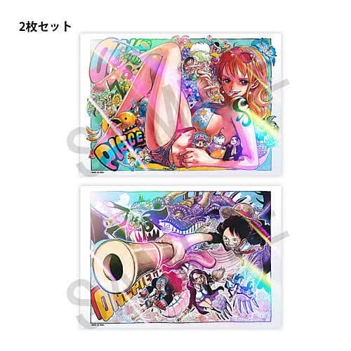 未開封 ワンピース ホログラムクリアポスター セット - メルカリ