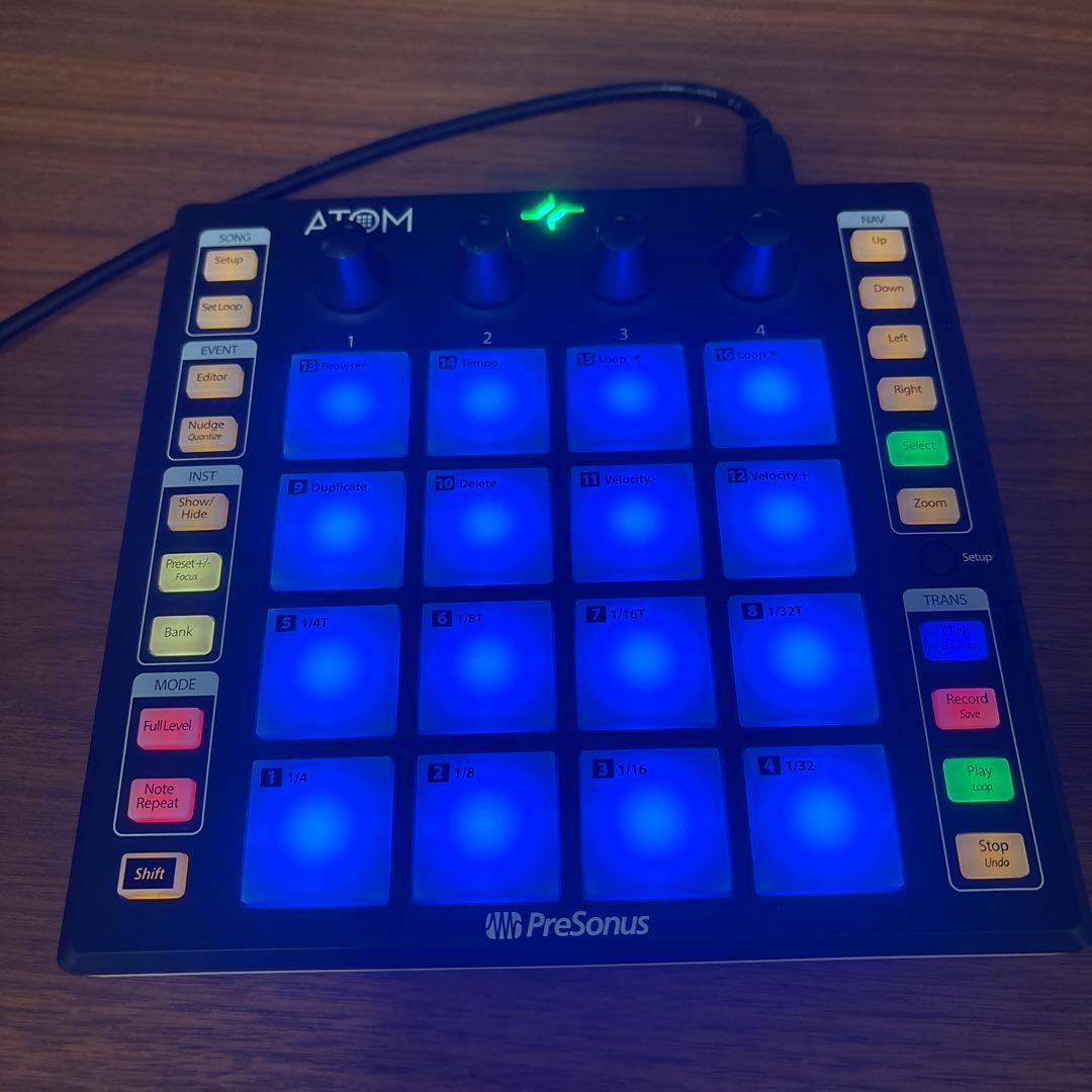 Presonus ATOM MIDIパッドコントローラー