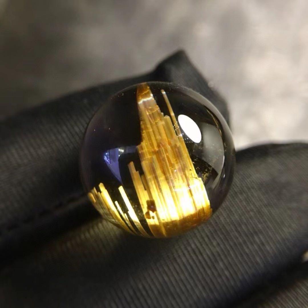 ⭐︎【天然】タイチンクオーツ 丸玉 18.3mm