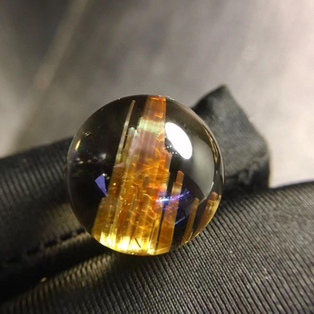 ⭐︎【天然】タイチンクオーツ 丸玉 18.3mm