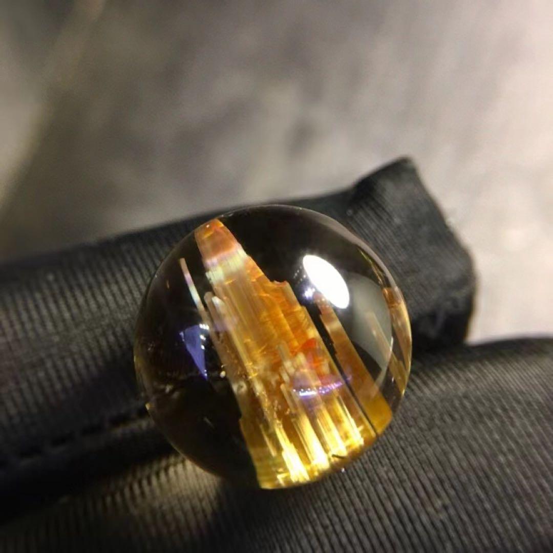 ⭐︎【天然】タイチンクオーツ 丸玉 18.3mm