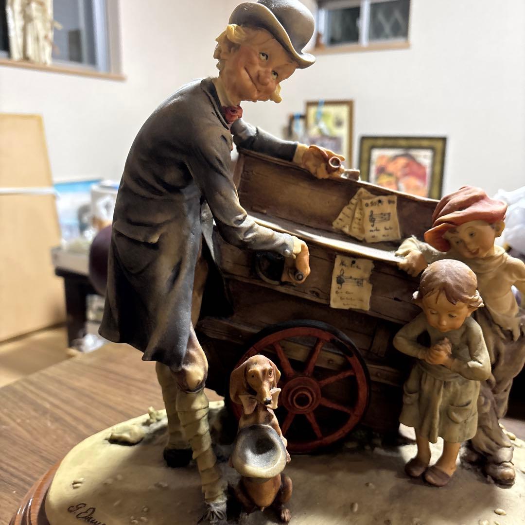 置物　陶器　人形　イタリア　陶器　ダックスフンド　作家