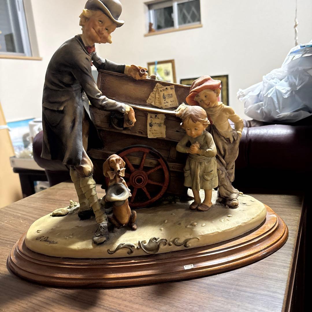 置物　陶器　人形　イタリア　陶器　ダックスフンド　作家