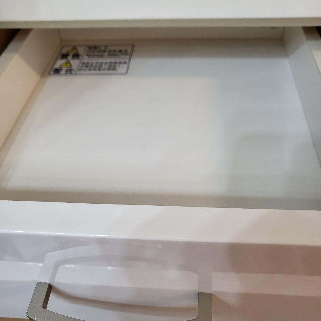 ニトリCOPAIN80ホワイトキッチン収納 食器棚