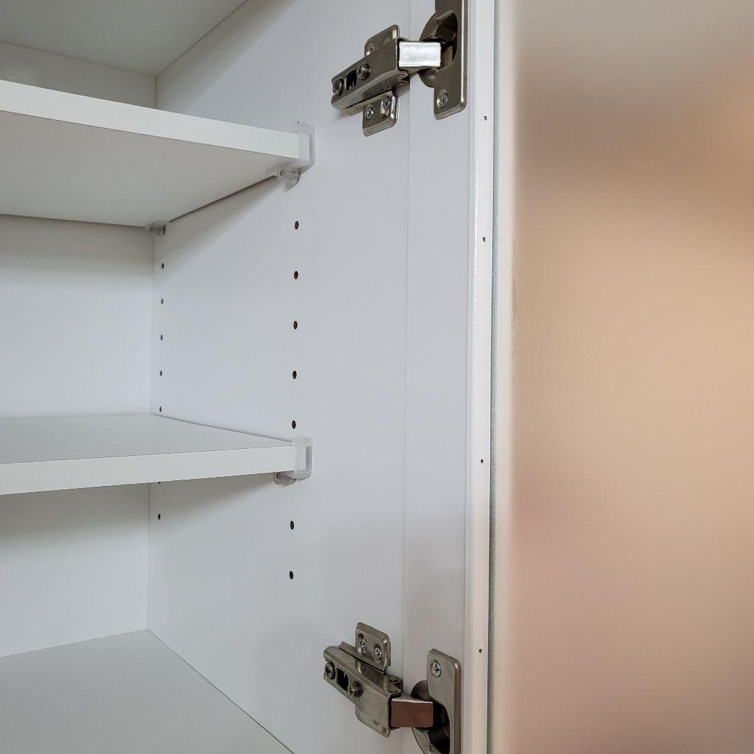 ニトリCOPAIN80ホワイトキッチン収納 食器棚