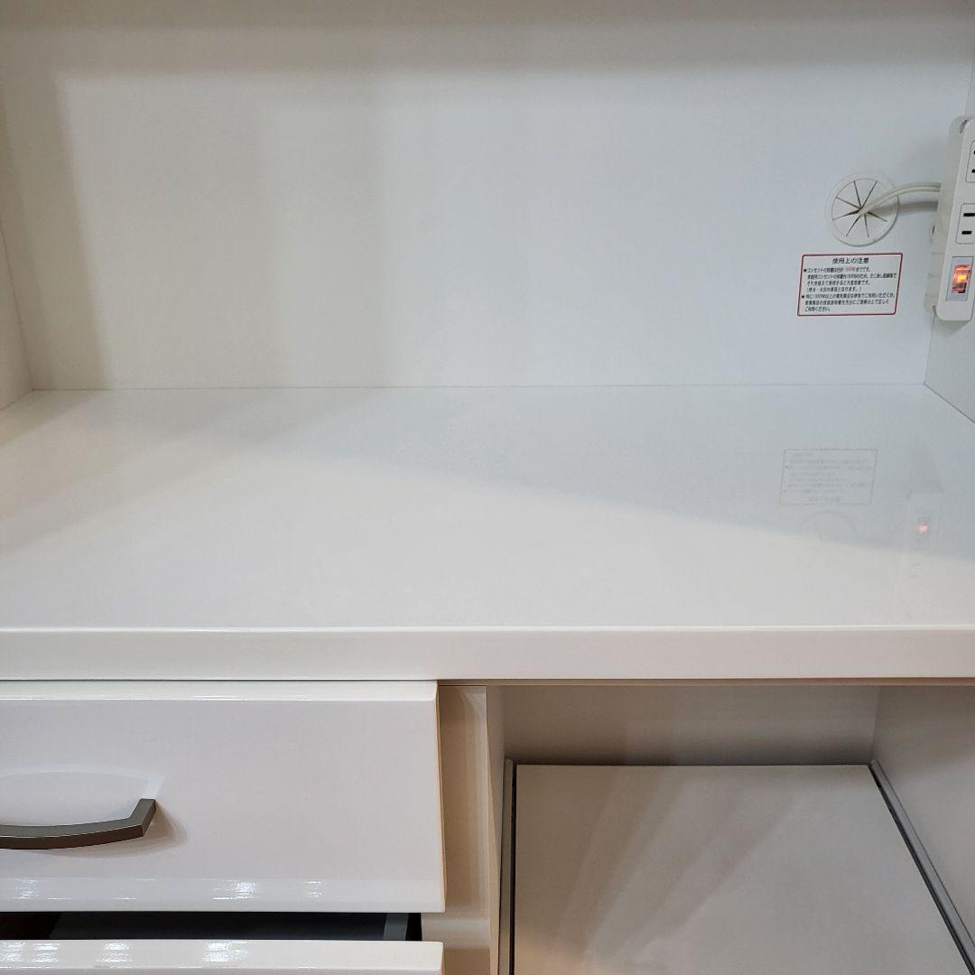 ニトリCOPAIN80ホワイトキッチン収納 食器棚