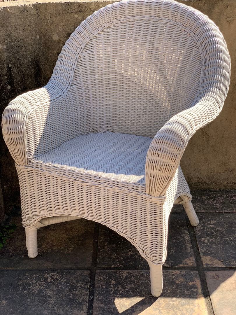 ラタンのチェア 籐 天然素材