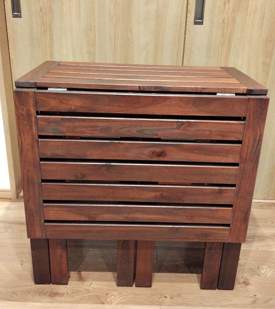 【送料込】美品　IKEA イケア　エップラロー折りたたみテーブル　テーブル　木製