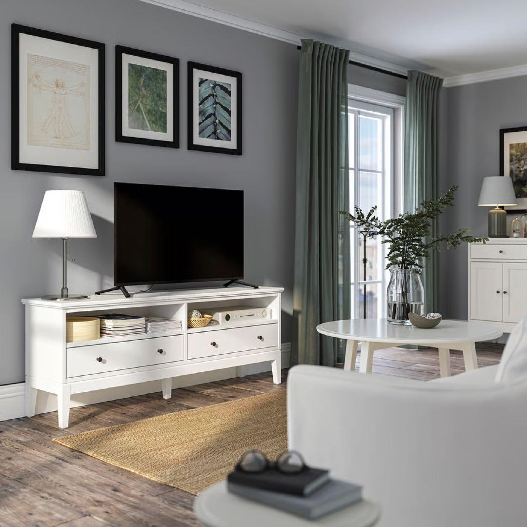 【極美品】IKEA IDANÄS イダネス　テレビ台 ホワイト